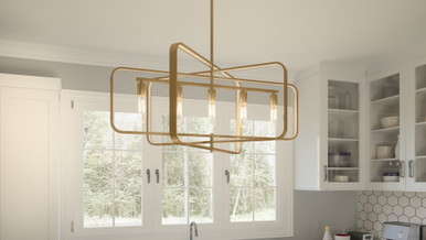 Woodhouse Brae 5 Light Oversized Island Pendant by Bailey Street Home - 71-BEL-4926198