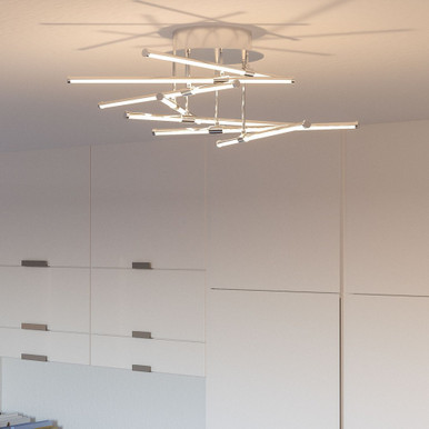 Stringers Avenue 1 Light 22.25 Inch Semi Flush Mount by Bailey Street Home - 71-BEL-2749132