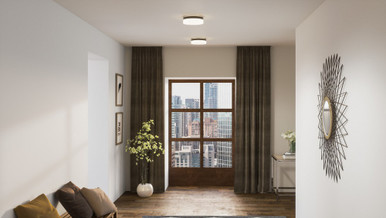Lock Lea 14W 1 LED 11.75 Inch Wide Flush Mount by Bailey Street Home - 71-BEL-3343169