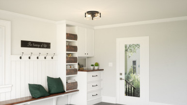 Wolsey Meadows 3 Light 15 Inch Wide Flush Mount by Bailey Street Home - 71-BEL-4926123