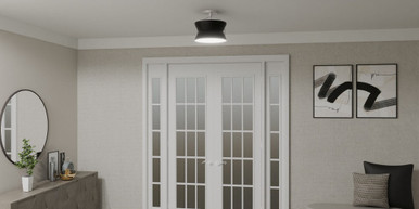 2 Light 13 Inch Wide Traditional Semi Flush Mount by Bailey Street Home - 71-BEL-5173587