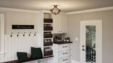 Harper Manor 3 Light 16.5 Inch Wide Flush Mount by Bailey Street Home - 71-BEL-2749224
