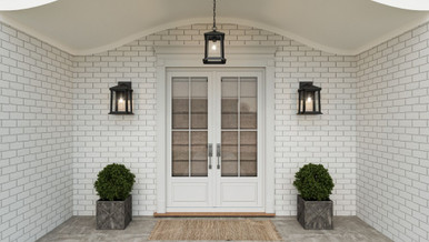 Fosse Oval 1 Light Small Outdoor Pendant by Bailey Street Home - 71-BEL-4962155