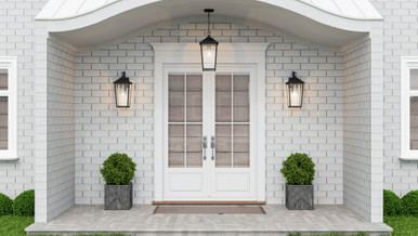 Saffron Dale 1 Light Outdoor Wall Lantern 19.75 x 9.25 Inch by BSH - 71-BEL-4621743