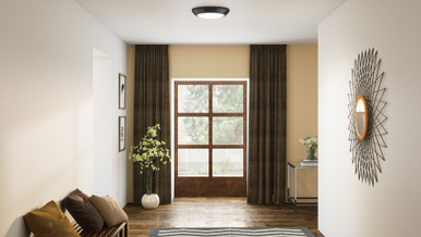 Stone Village 12W 1 LED 5.5 Inch Wide Flush Mount by Bailey Street Home - 71-BEL-4532521