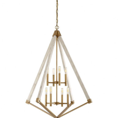 St Thomas Fields 8 Light Large 2 Tier Foyer Chandelier by BSH
