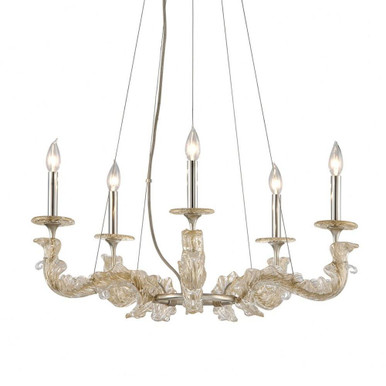Hambleton Square 5 Light Large Chandelier by Bailey Street Home