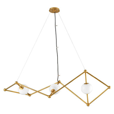 Mountain Wharf 3 Light Small Linear Chandelier by Bailey Street Home - 72-BEL-4182727