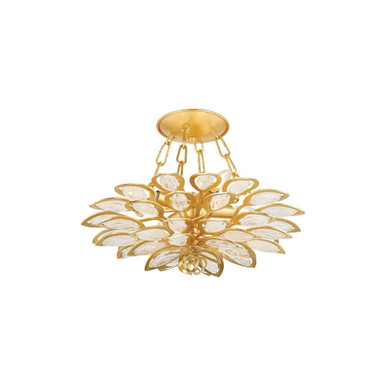 Shaw Birches 4 Light 18 Inch Wide Semi Flush Mount by Bailey Street Home - 72-BEL-5097313