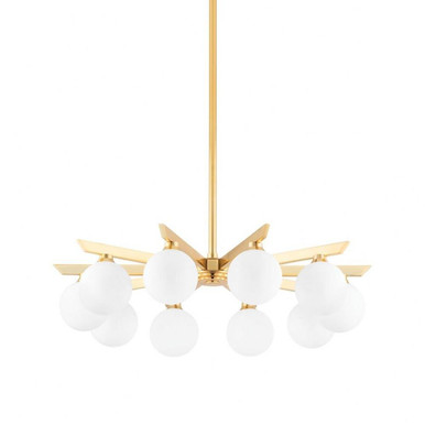 Ridge Street 10 Light Large Chandelier by Bailey Street Home