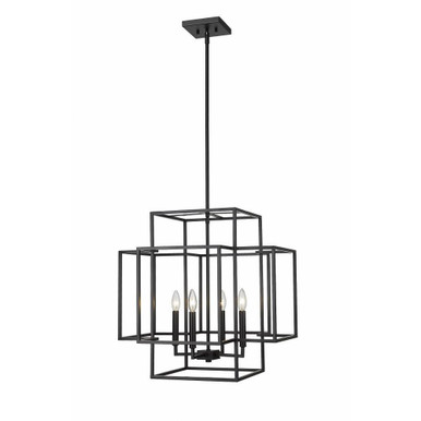 Titania 4 Light Pendant In Modern Style 22 x 22 Inches Wide by Z-Lite - 454-22MB