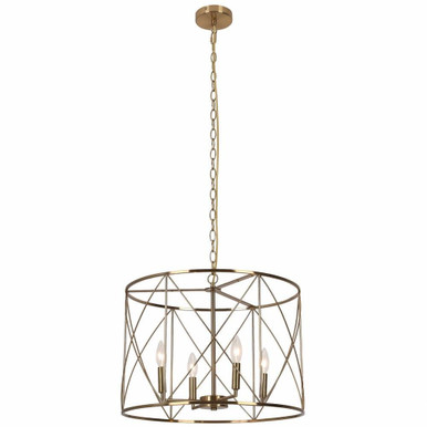 Calah 4 Light Small Chandelier by Dainolite - CLH-204C