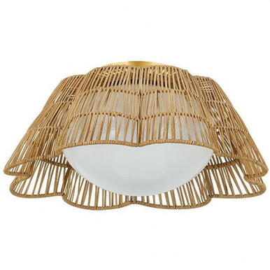 Downham Limes 1 Light 18 Inch Wide Flush Mount by Bailey Street Home - 735-BEL-5180181