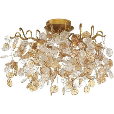 Whitehall Brae 5 Light 20.5 Inch Wide Flush Mount by Bailey Street Home - 79-BEL-2041295
