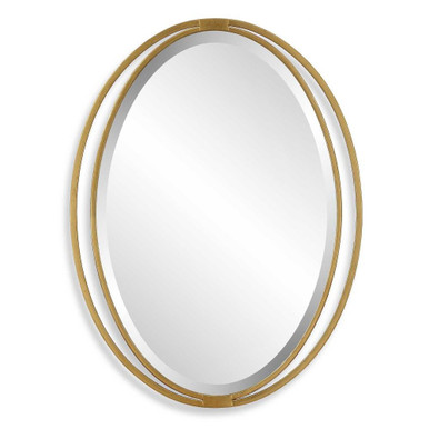 Rhodes Oval Mirror 31.88 Inch Tall and 24.25 Inch Wide by Uttermost - 09992