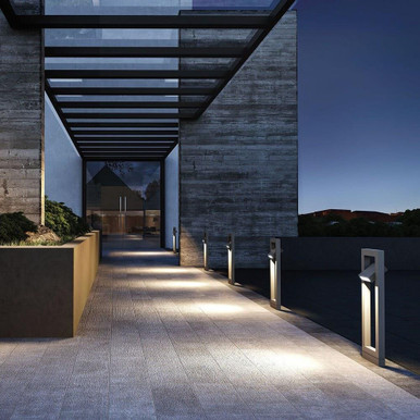 35.44 Inch 16W 1 LED Bollard by Bailey Street Home
