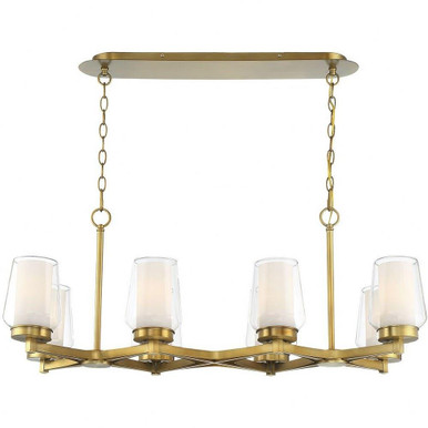 Ockendon Way 8 Light Small Linear Chandelier by Bailey Street Home - 79-BEL-2772801