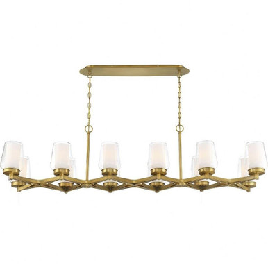 Ockendon Way 12 Light Small Linear Chandelier by Bailey Street Home - 79-BEL-2772799