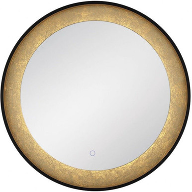 30 Inch Round LED Edge Lit Wall Mirror by Bailey Street Home