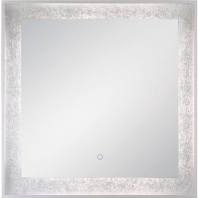 32 Inch Square LED Edge Lit Wall Mirror by Bailey Street Home