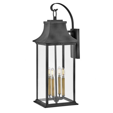 Hazel Laurels 16W 4 LED Aluminum Outdoor Wall Lantern by Bailey Street Home - 81-BEL-4948431