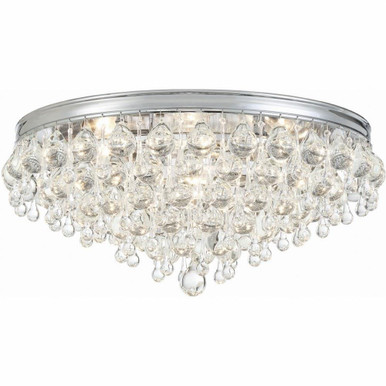 Calypso 6 Light 20 Inch Wide Flush Mount by Crystorama - 138