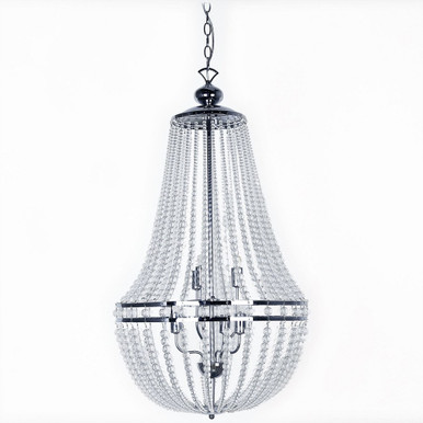 Dawson 6 Light Small Chandelier by Dainolite - DAW-386C