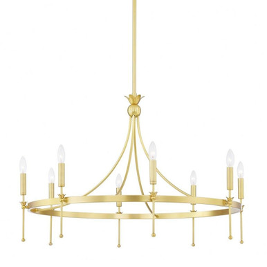 Gates 8 Light Oversized Chandelier by Hudson Valley - 4338