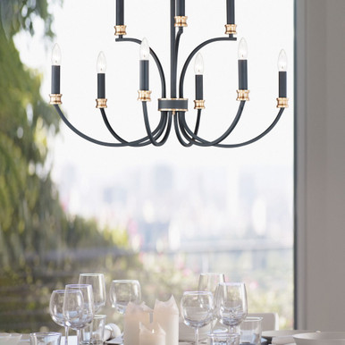 Hesley Grove 9 Light Large Chandelier by Bailey Street Home - 93-BEL-4167625