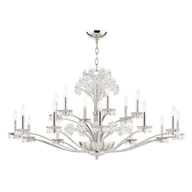 Beaumont 20 Light Chandelier 23.75 x 48 Inch Wide by Hudson Valley - 4452-PN