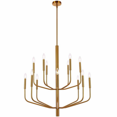 Eleanor 14 Light Large 2 Tier Chandelier by Dainolite - ELN-3214C