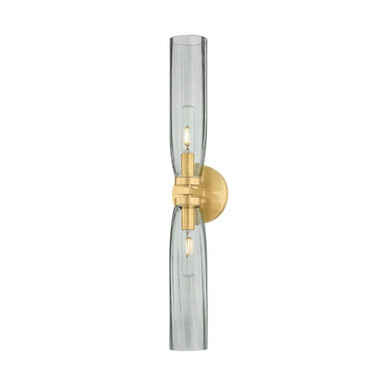 Harpswell 2 Light Bath Vanity 23.75 Inch X 4.75 Inch Wide by Hudson Valley - 6832-AGB