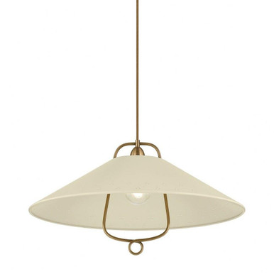 Pawley 1 Light Pendant 13 Inch Tall and 23.5 Inch Wide by Hudson Valley - CB8624-HB/SSD