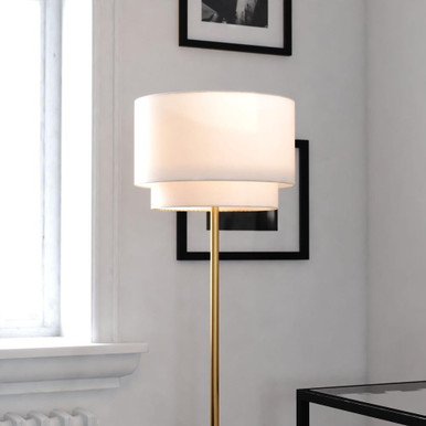 Burnaby 1 Light Floor Lamp 62.5 Inch Tall and 15 Inch Wide by Vaxcel - L0011