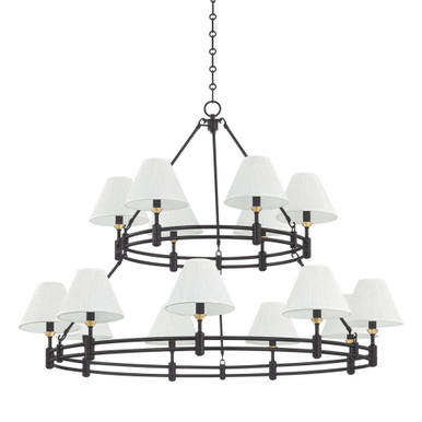 Howard 15 Light Chandelier 35.75 Inch Tall X 50 Inch Wide by Hudson Valley - MDS1802