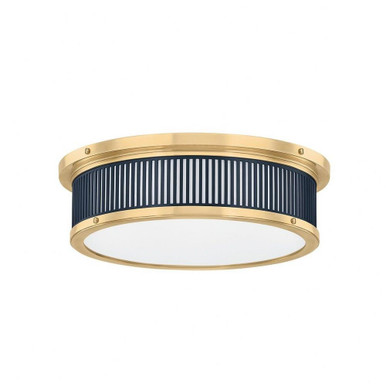 Ashdown 26W 1 LED Flush Mount 4 Inch Tall and 14 Inch Wide by Hudson Valley - MDS1901