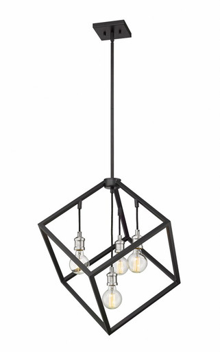 Vertical 4 Light Pendant 24 Inches Wide by 25.75 Inches High by Z-Lite - 478P24