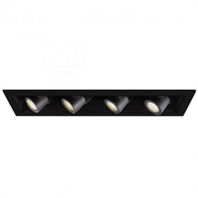 Precision Multiples 64W 90 CRI 4 LED Flood New Construction Housing by WAC - MT-4LD416NS