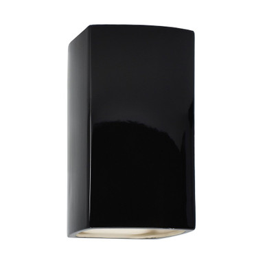 Ambiance Small Rectangular Open Top Outdoor Wall Mount by Justice Design - CER-0915W