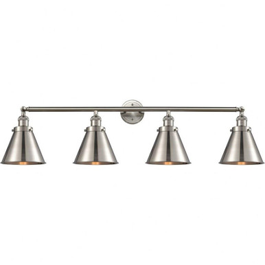 Appalachian 4 Light Bath Vanity 43.75 x 10 Inch by Innovations - 215-SN-M13-SN
