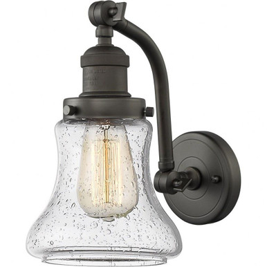 One Light Double Swivel Wall Sconce 8 x 10 In by Innovations 515-1W-OB-G194