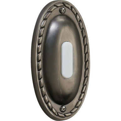 Traditional Oval Door Chime Button 4.25 Inch Tall and 2.25 Inch Wide by BSH - 183-BEL-5054878