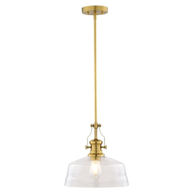 Beloit 1 Light Pendant 20.25 Inch Tall and 12 Inch Wide by Vaxcel - P0430
