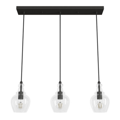 Maple Park 3 Light Small Linear Pendant by Hunter Fans - 19900