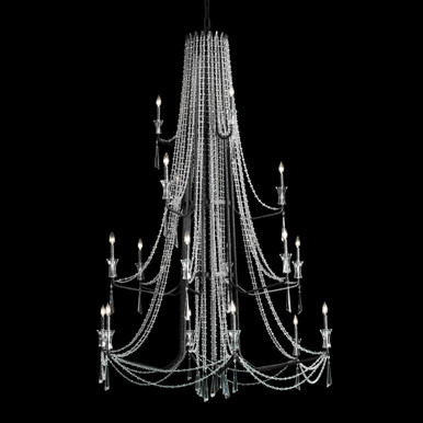 Barcelona 18 Light Oversized 4 Tier Chandelier by Varaluz - 270C18