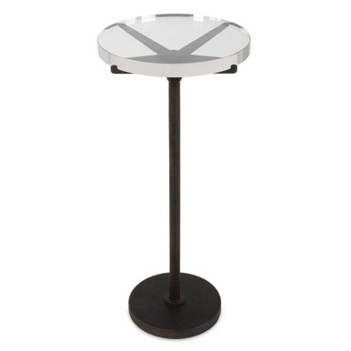 Forge Accent Table 24.75 Inch Tall and 12 Inch Wide by Uttermost - 22915