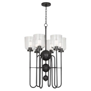 Williamsburg Tyrie 6 Light Chandelier 34.5 Inch Tall by Robert Abbey - 410_P