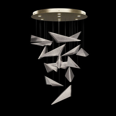 Volo 6.5W LED Round Pendant 34 Inch Tall and 36 Inch Wide by Fine Art - 100120