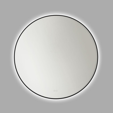 Cadre 39W 1 LED Round Framed Mirror 36 Inch and 36 Inch Wide by Generation - MREL1431