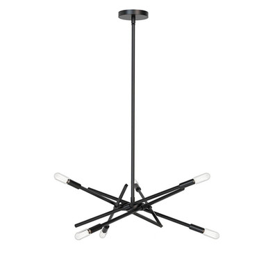 Ellicot 6 Light Chandelier 52.75 Inch Tall and 26.75 Inch Wide by LUMLight - 3101